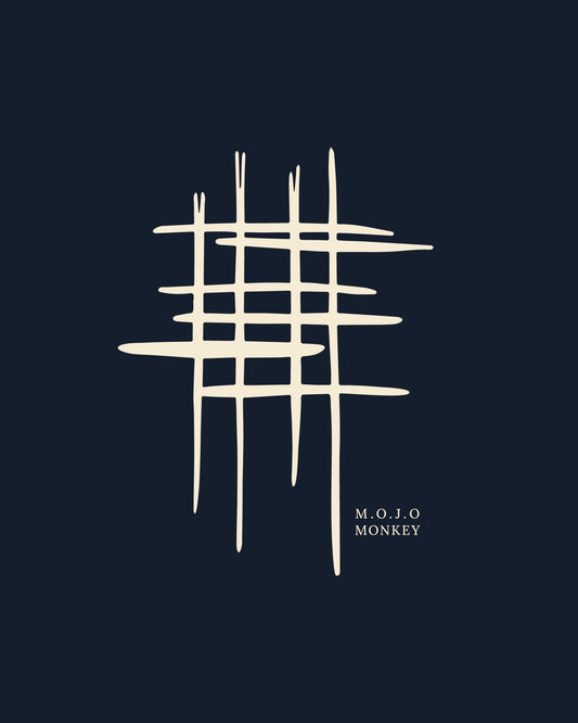 Abstract Grid Graphic Classic Fit T-Shirt