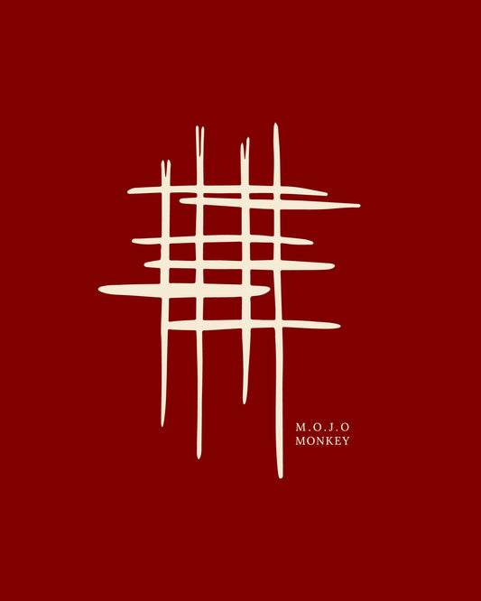 Abstract Grid Graphic Classic Fit T-Shirt