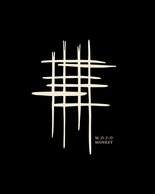 Abstract Grid Graphic Classic Fit T-Shirt