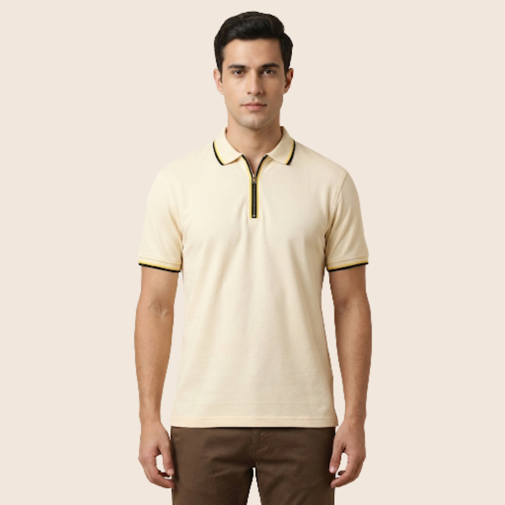 Cream Polo TShirt