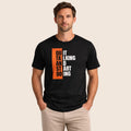 Black Round Neck Quit Talking TShirt